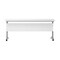 Flash Furniture Palmer 72in. x 24in. HD Nesting Table w/T-Legs, Modesty Panel, 1in. Thick White Tabletop, Gry Frame MT-M7224-T-LEG-WHTGRY-GG - alternate 4